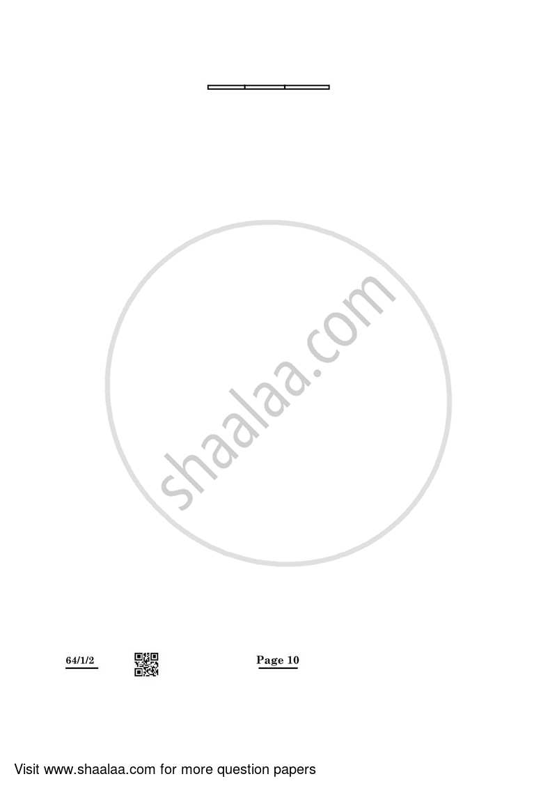 Geography 2021-2022 - CBSE 12th - Class 12 - CBSE (Central Board of Secondary Education) question paper with PDF download