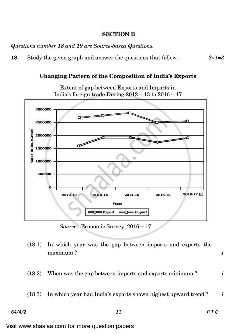 Geography 2022-2023 - CBSE 12th - Class 12 - CBSE (Central Board of Secondary Education) question paper with PDF download