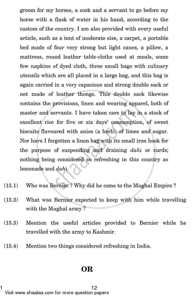 History 2013-2014 - CBSE 12th - Class 12 - CBSE (Central Board of Secondary Education) question paper with PDF download