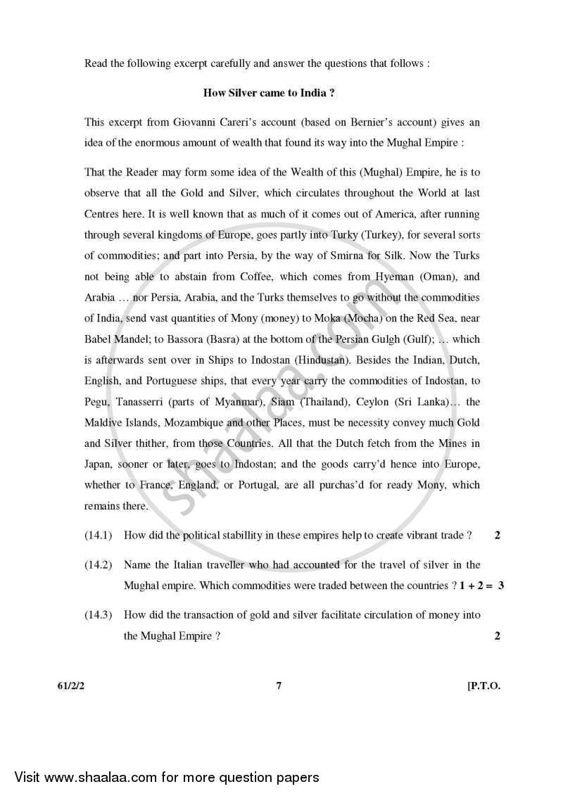 History 2015-2016 - CBSE 12th - Class 12 - CBSE (Central Board of Secondary Education) question paper with PDF download