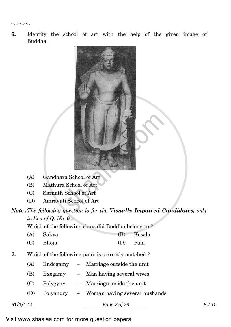 History 2023-2024 - CBSE 12th - Class 12 - CBSE (Central Board of Secondary Education) question paper with PDF download