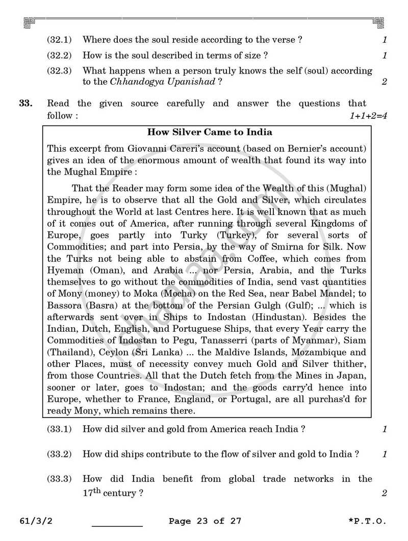 History 2025-2026 - CBSE 12th - Class 12 - CBSE (Central Board of Secondary Education) question paper with PDF download