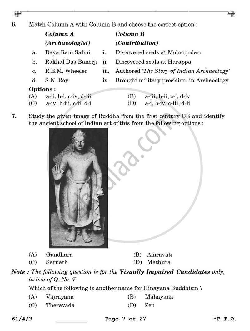 History 2025-2026 - CBSE 12th - Class 12 - CBSE (Central Board of Secondary Education) question paper with PDF download