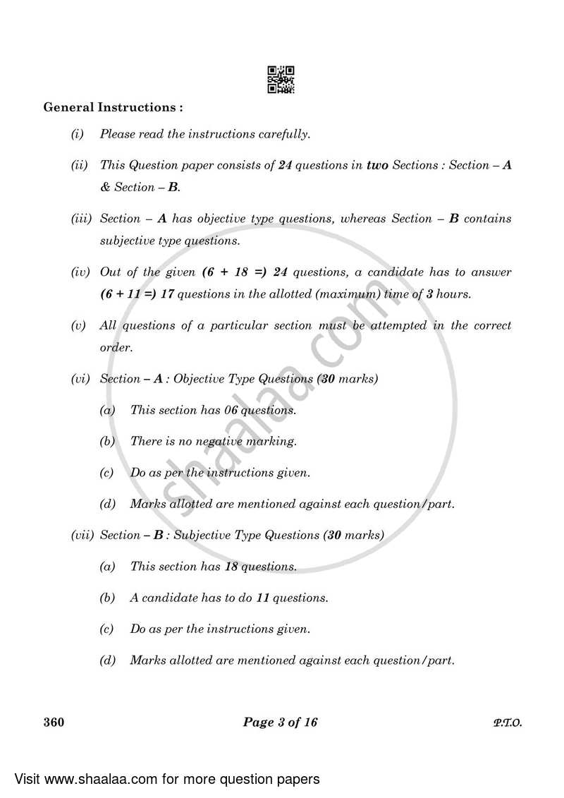 Library and Information Science 2022-2023 - CBSE 12th - Class 12 - CBSE (Central Board of Secondary Education) question paper with PDF download
