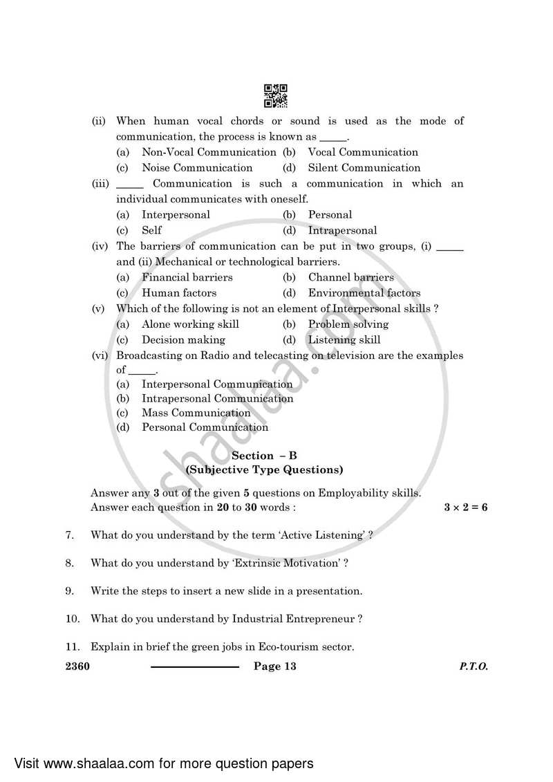 Library and Information Science 2023-2024 - CBSE 12th - Class 12 - CBSE (Central Board of Secondary Education) question paper with PDF download