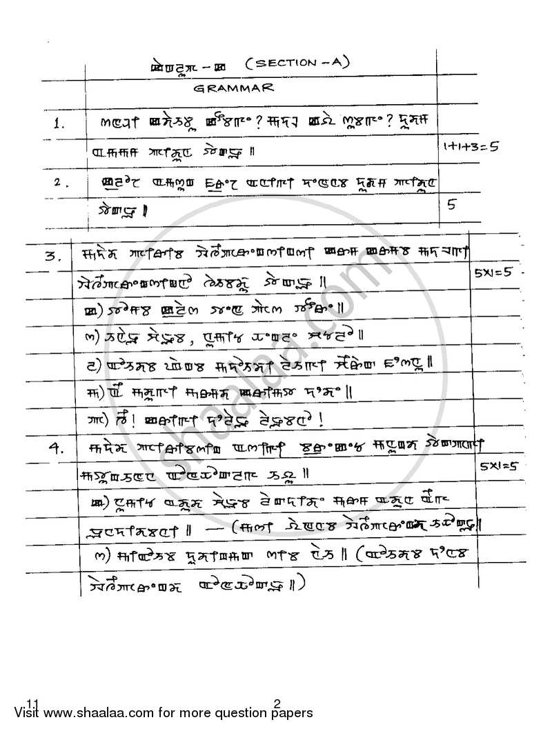Manipuri 2018-2019 - CBSE 12th - Class 12 - CBSE (Central Board of Secondary Education) question paper with PDF download