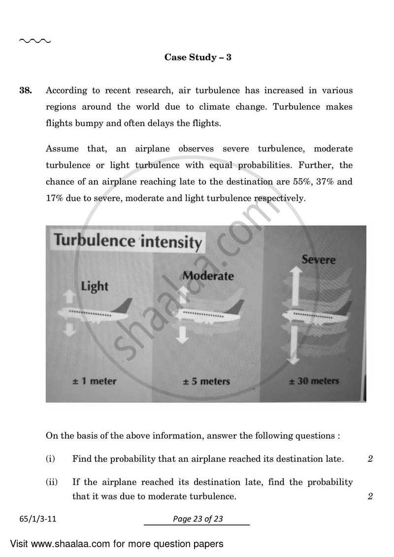 Mathematics 2023-2024 - CBSE 12th - Class 12 - CBSE (Central Board of Secondary Education) question paper with PDF download