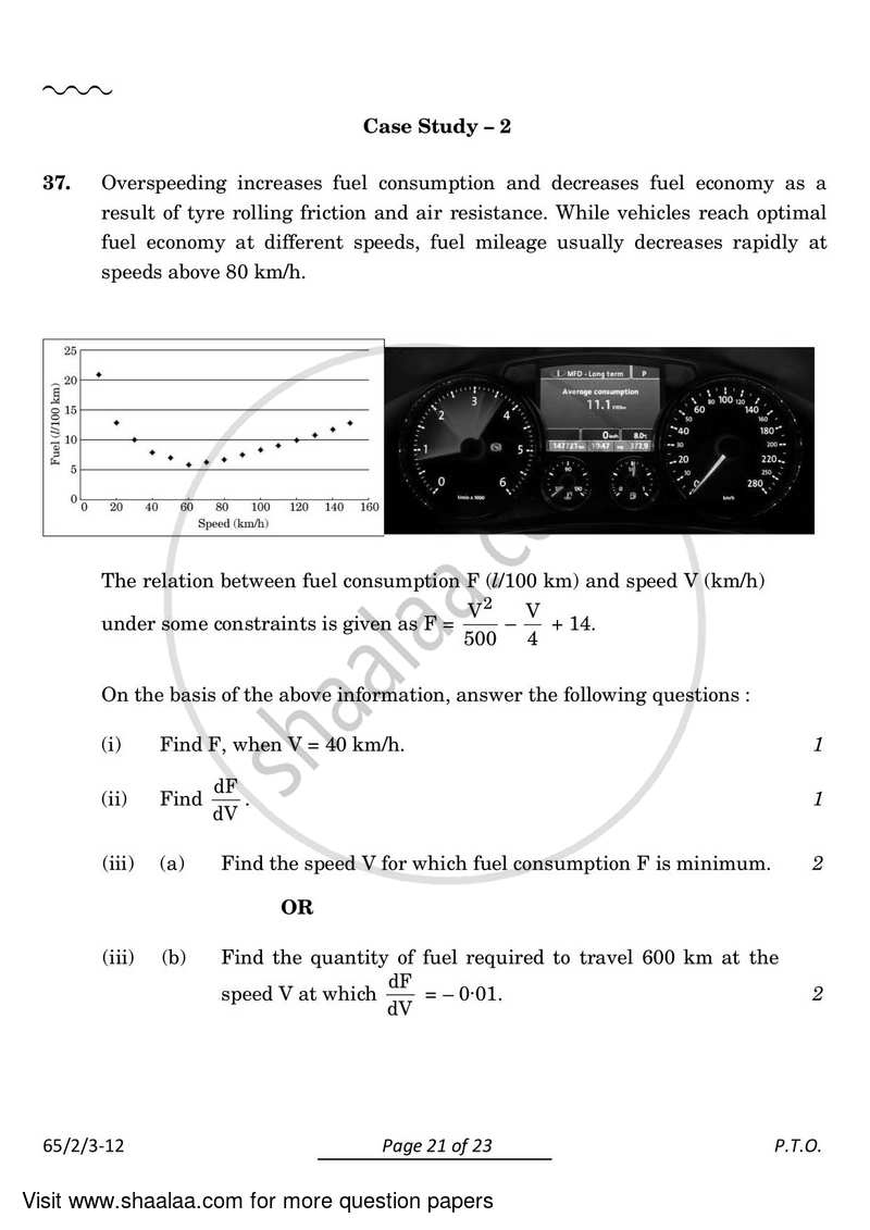 Mathematics 2023-2024 - CBSE 12th - Class 12 - CBSE (Central Board of Secondary Education) question paper with PDF download
