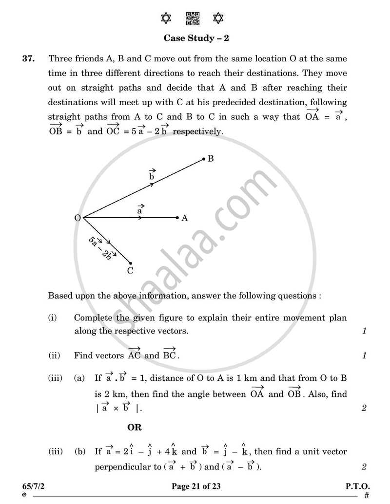 Mathematics 2024-2025 - CBSE 12th - Class 12 - CBSE (Central Board of Secondary Education) question paper with PDF download