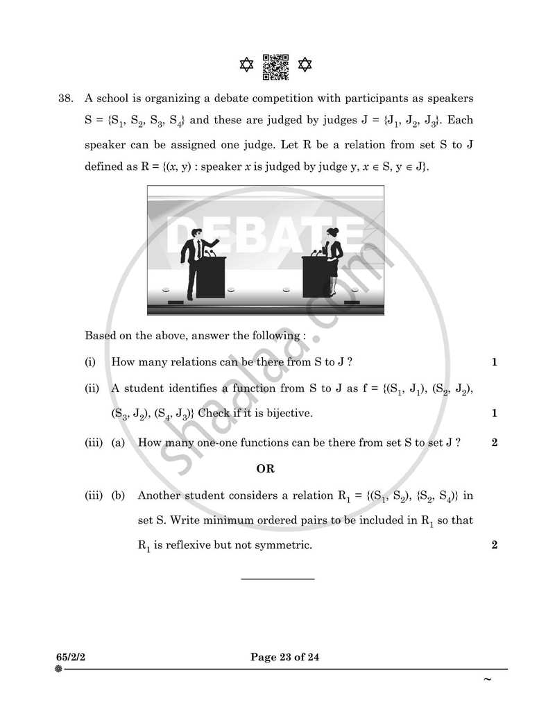 Mathematics 2024-2025 - CBSE 12th - Class 12 - CBSE (Central Board of Secondary Education) question paper with PDF download
