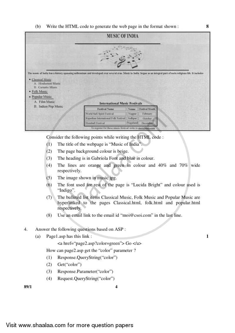 Multimedia and Web Technology 2015-2016 - CBSE 12th - Class 12 - CBSE (Central Board of Secondary Education) question paper with PDF download