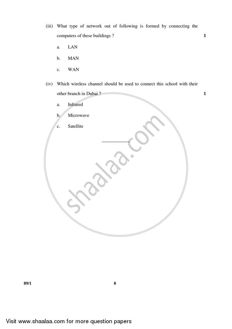 Multimedia and Web Technology 2016-2017 - CBSE 12th - Class 12 - CBSE (Central Board of Secondary Education) question paper with PDF download