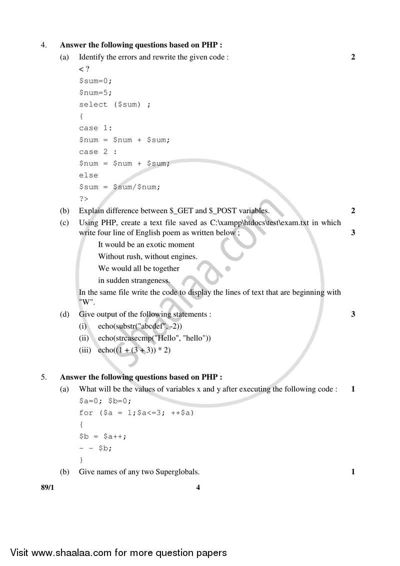 Multimedia and Web Technology 2016-2017 - CBSE 12th - Class 12 - CBSE (Central Board of Secondary Education) question paper with PDF download