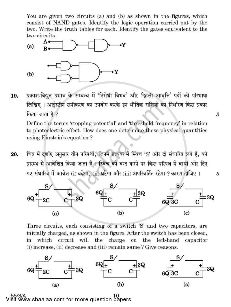 Physics 2014-2015 - CBSE 12th - Class 12 - CBSE (Central Board of Secondary Education) question paper with PDF download