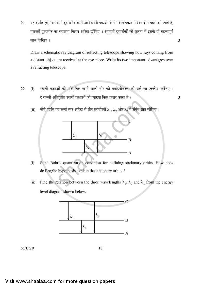 Physics 2015-2016 - CBSE 12th - Class 12 - CBSE (Central Board of Secondary Education) question paper with PDF download