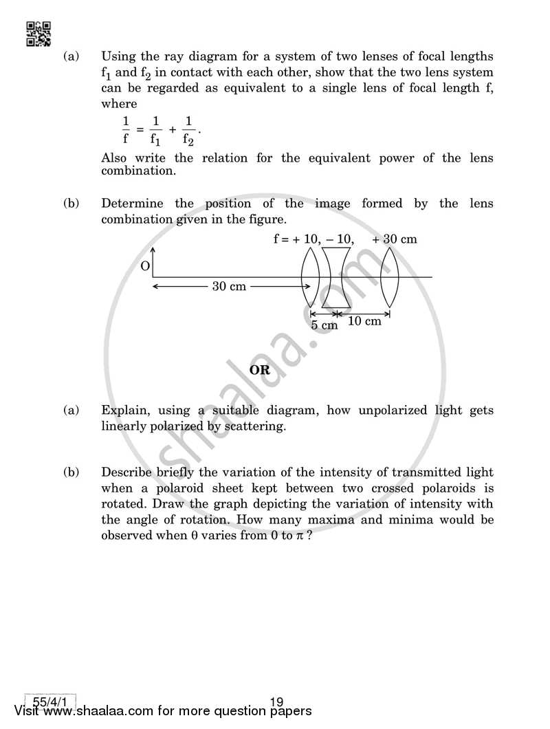 Physics 2018-2019 - CBSE 12th - Class 12 - CBSE (Central Board of Secondary Education) question paper with PDF download