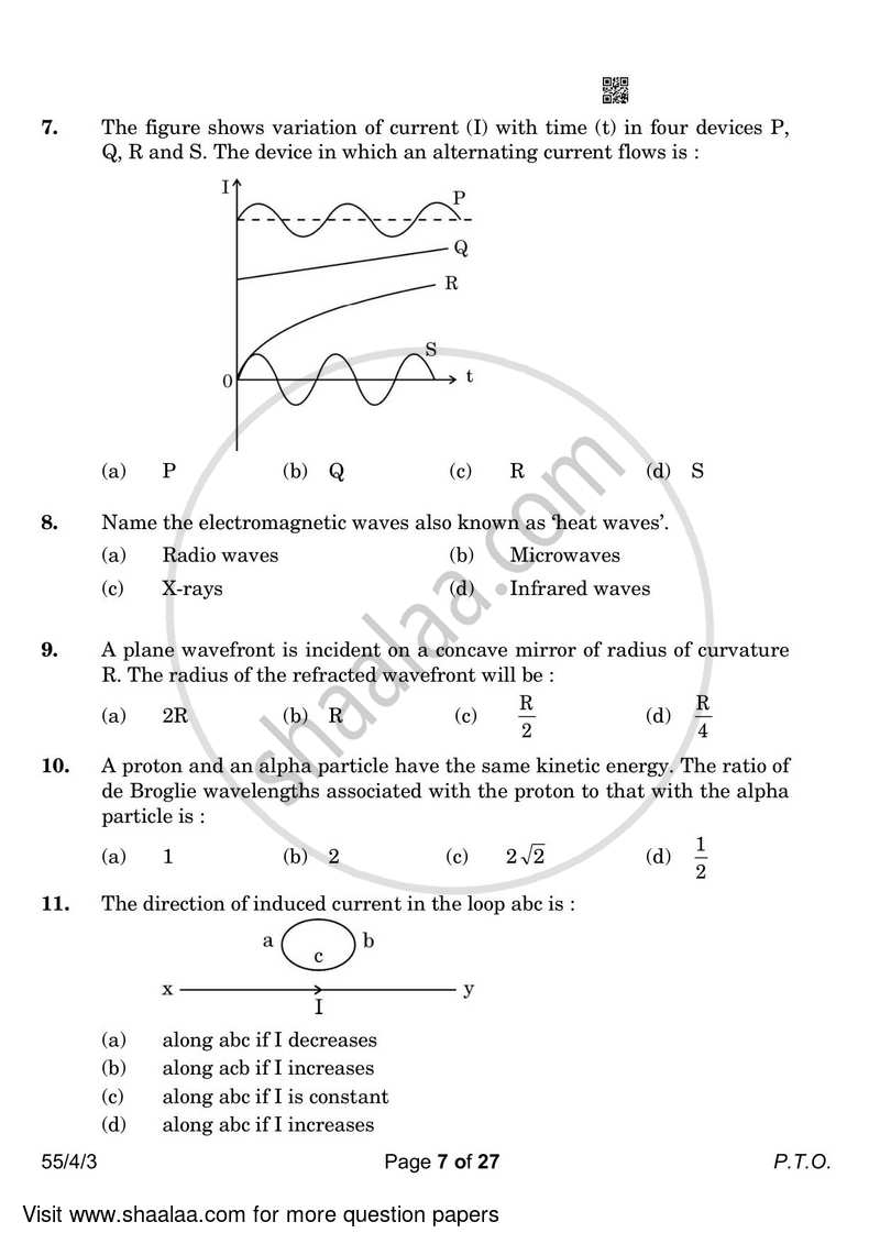 Physics 2022-2023 - CBSE 12th - Class 12 - CBSE (Central Board of Secondary Education) question paper with PDF download