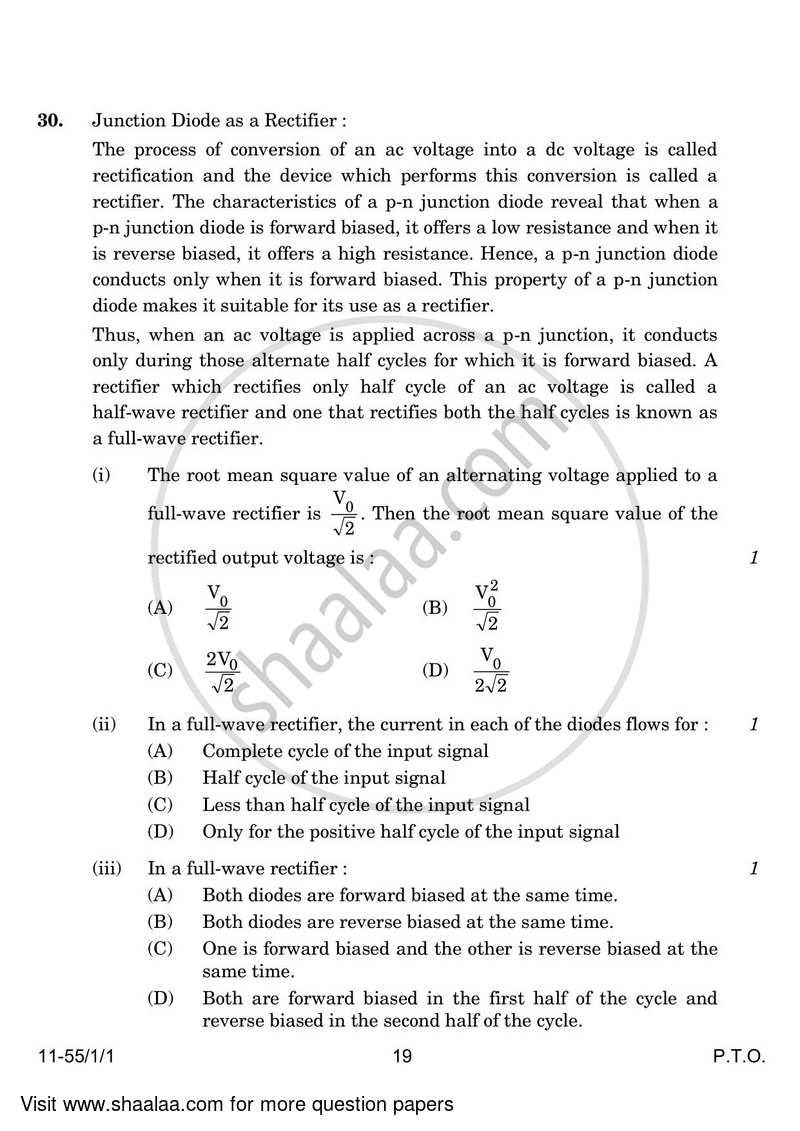 Physics 2023-2024 - CBSE 12th - Class 12 - CBSE (Central Board of Secondary Education) question paper with PDF download