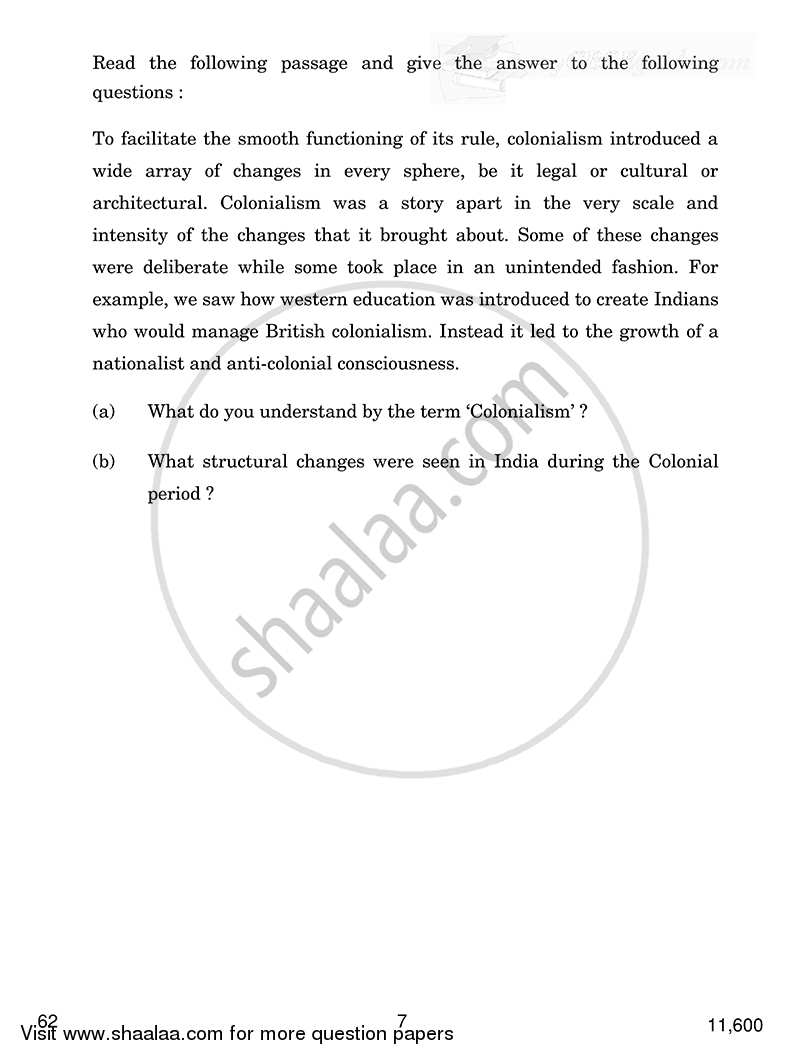 Sociology 2014-2015 - CBSE 12th - Class 12 - CBSE (Central Board of Secondary Education) question paper with PDF download