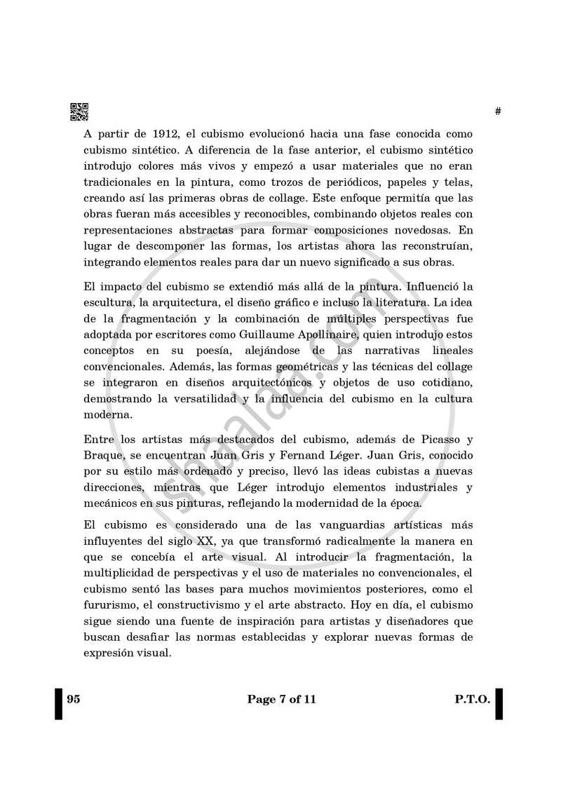 Spanish 2024-2025 - CBSE 12th - Class 12 - CBSE (Central Board of Secondary Education) question paper with PDF download