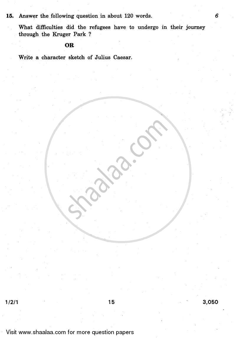 English Communicative 2010-2011 Class 10 - CBSE (Central Board of Secondary Education) question paper with PDF download