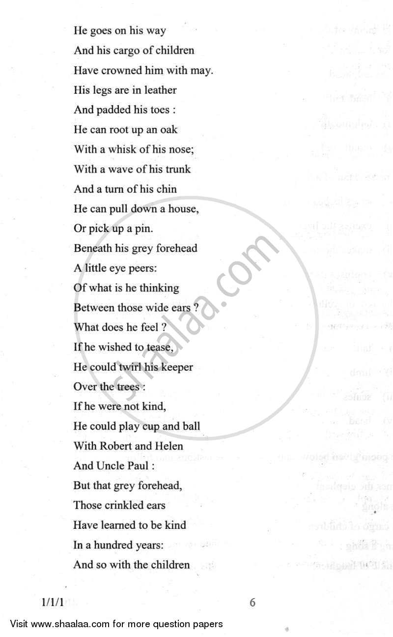 English Communicative 2011-2012 Class 10 - CBSE (Central Board of Secondary Education) question paper with PDF download