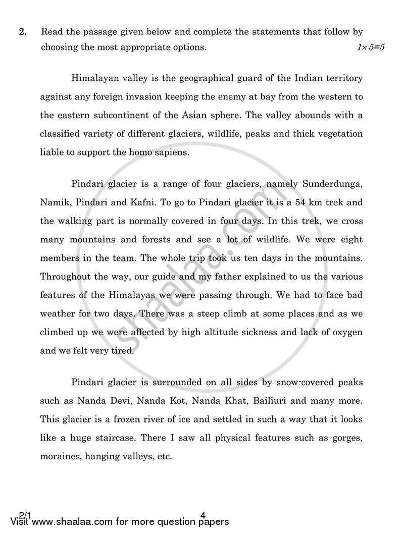 English - Language and Literature 2013-2014 Class 10 - CBSE (Central Board of Secondary Education) question paper with PDF download