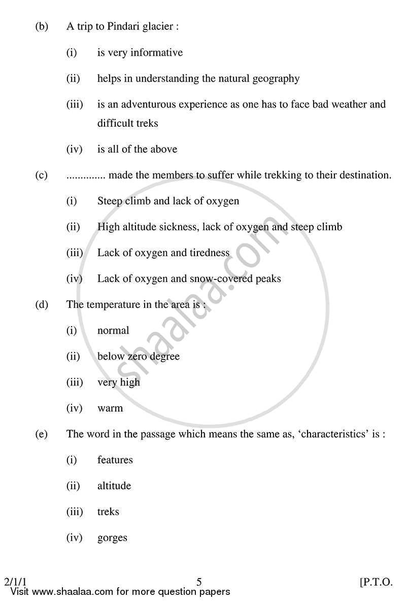 English - Language and Literature 2013-2014 Class 10 - CBSE (Central Board of Secondary Education) question paper with PDF download