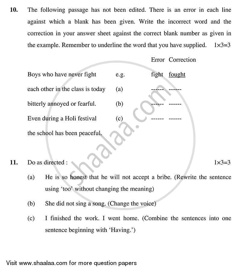 English - Language and Literature 2013-2014 Class 10 - CBSE (Central Board of Secondary Education) question paper with PDF download
