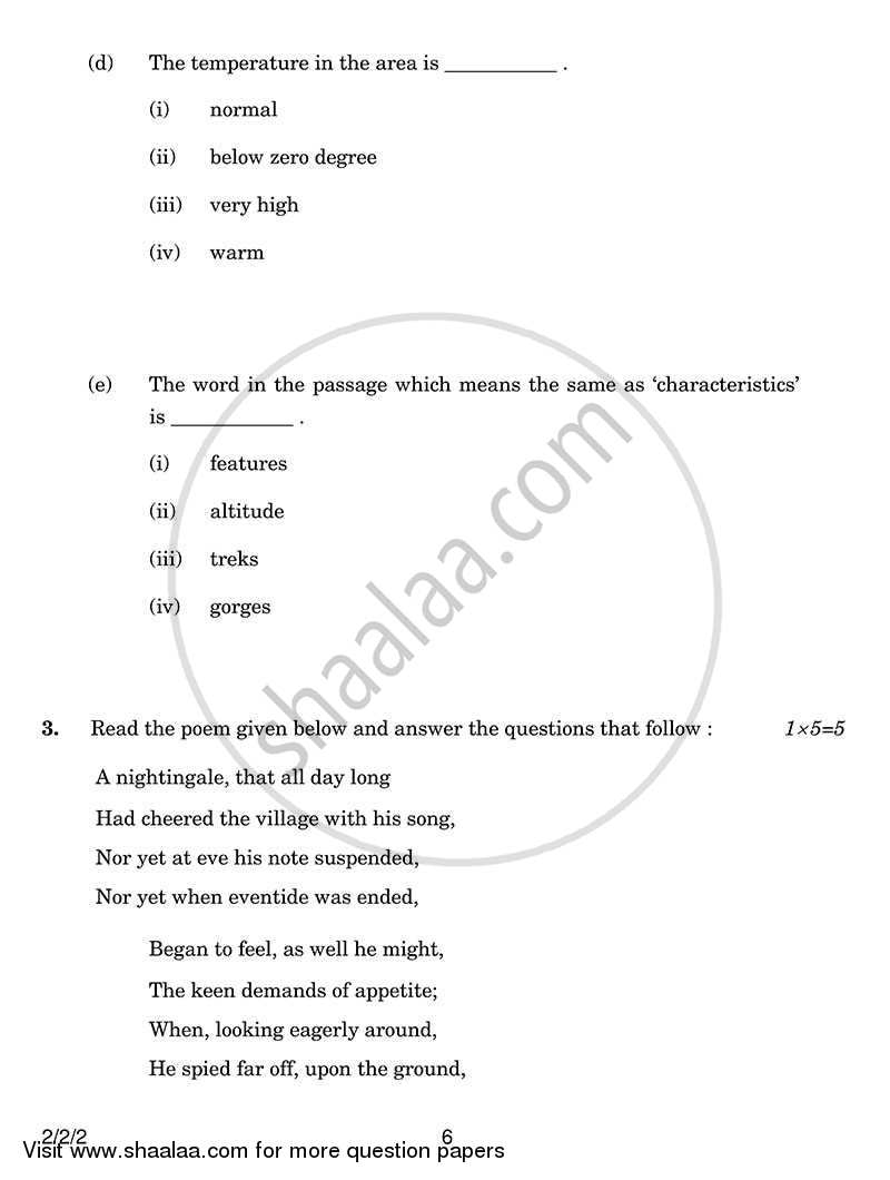 English - Language and Literature 2013-2014 Class 10 - CBSE (Central Board of Secondary Education) question paper with PDF download
