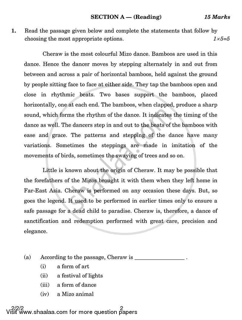 English - Language and Literature 2013-2014 Class 10 - CBSE (Central Board of Secondary Education) question paper with PDF download