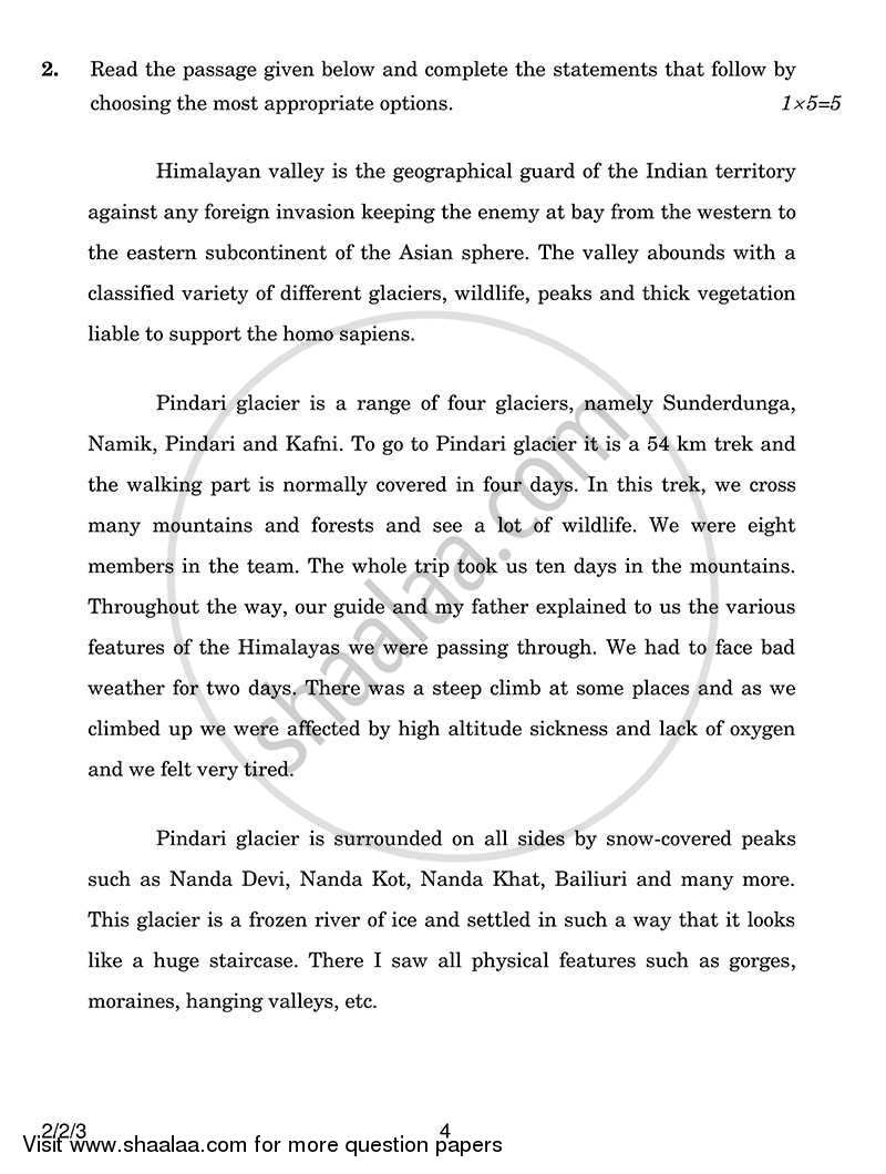 English - Language and Literature 2013-2014 Class 10 - CBSE (Central Board of Secondary Education) question paper with PDF download