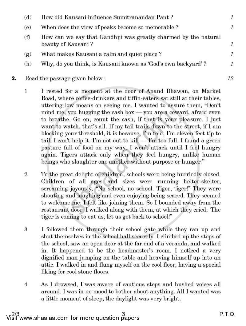 English - Language and Literature 2014-2015 Class 10 - CBSE (Central Board of Secondary Education) question paper with PDF download