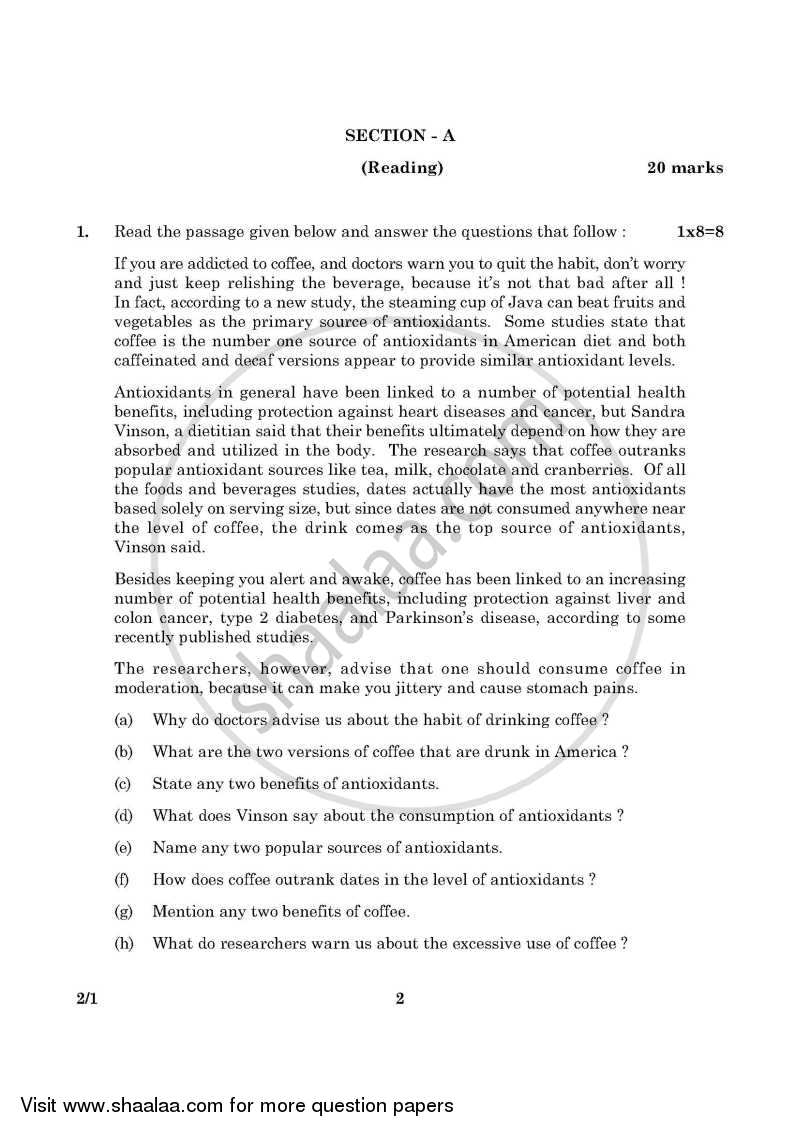 English - Language and Literature 2015-2016 Class 10 - CBSE (Central Board of Secondary Education) question paper with PDF download