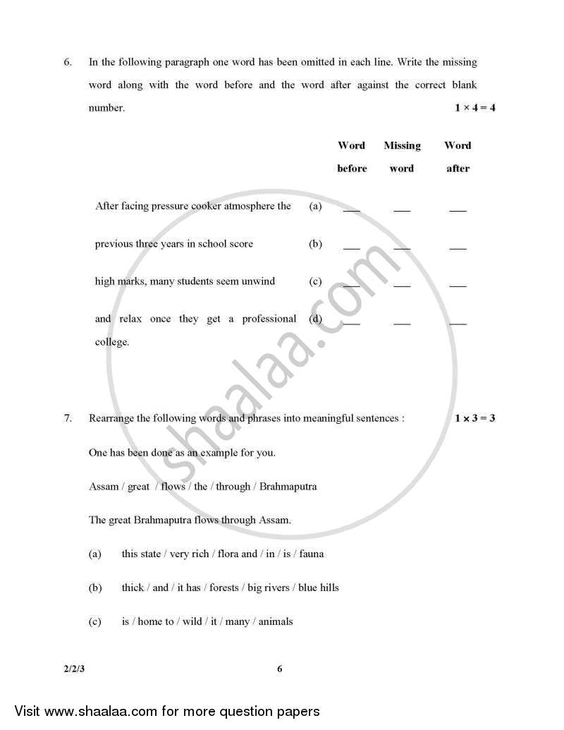 English - Language and Literature 2015-2016 Class 10 - CBSE (Central Board of Secondary Education) question paper with PDF download
