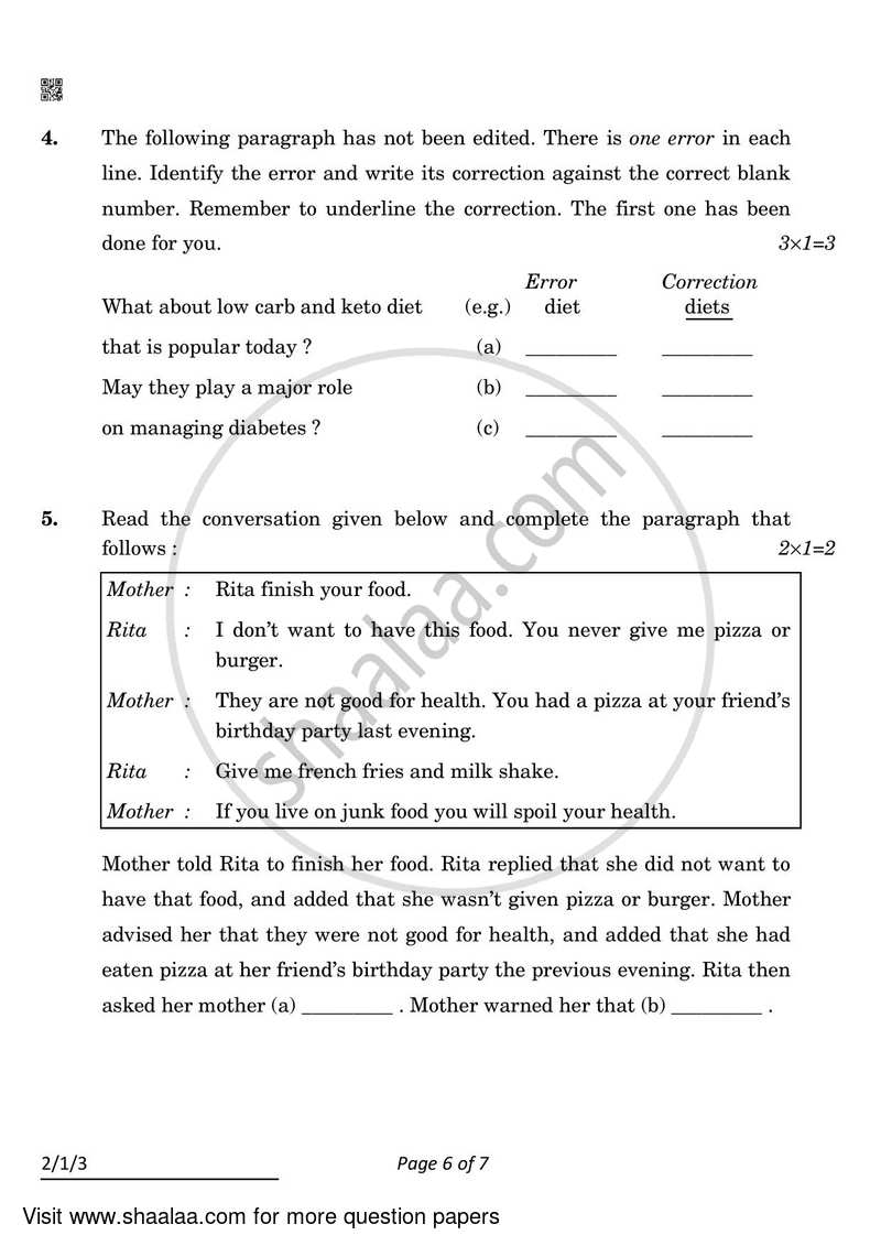 English - Language and Literature 2021-2022 Class 10 - CBSE (Central Board of Secondary Education) question paper with PDF download