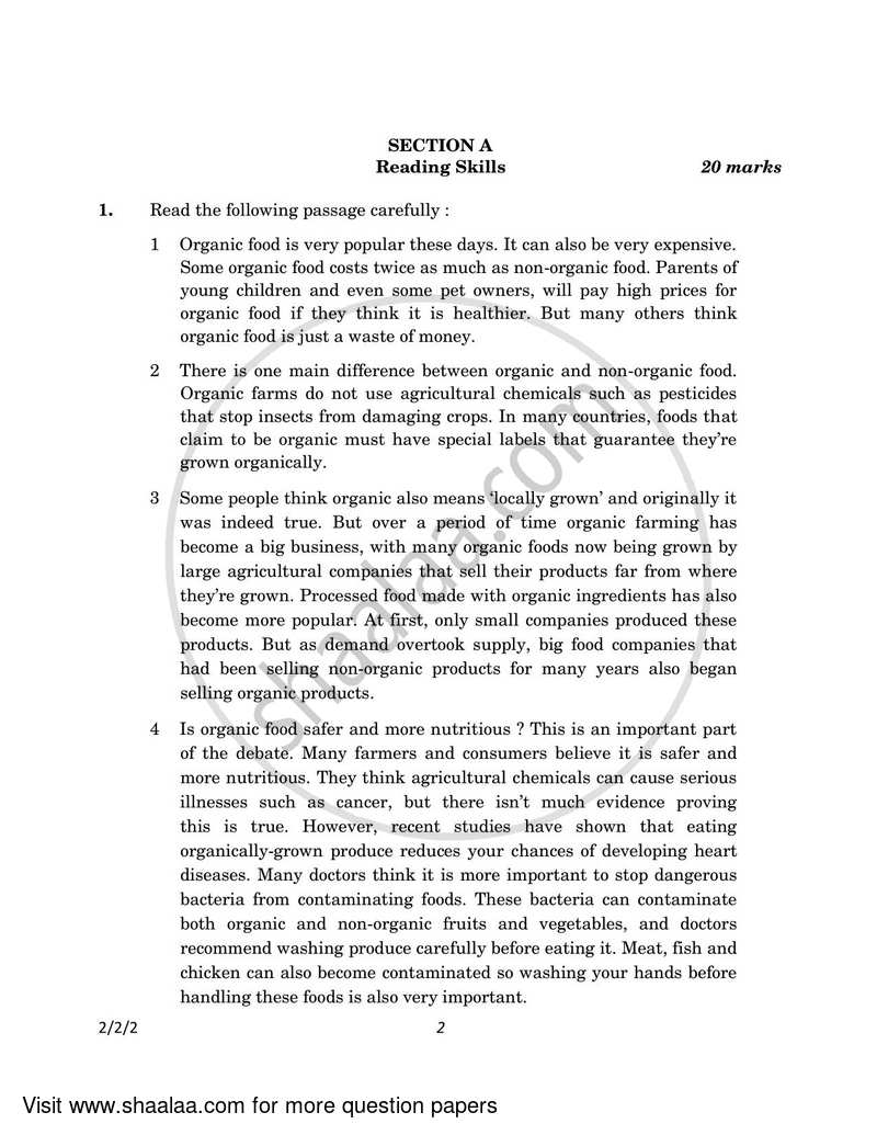 English - Language and Literature 2022-2023 Class 10 - CBSE (Central Board of Secondary Education) question paper with PDF download