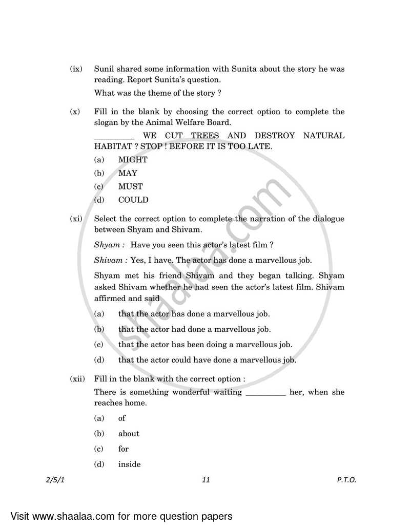 English - Language and Literature 2022-2023 Class 10 - CBSE (Central Board of Secondary Education) question paper with PDF download