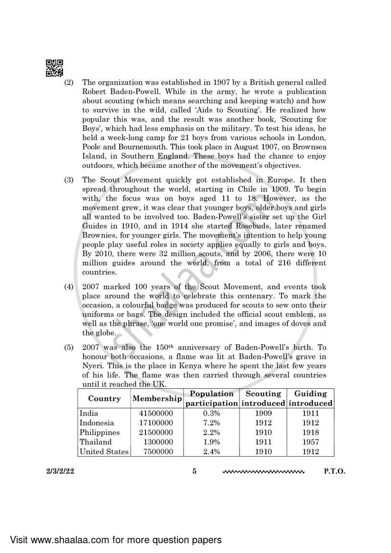 English - Language and Literature 2023-2024 Class 10 - CBSE (Central Board of Secondary Education) question paper with PDF download