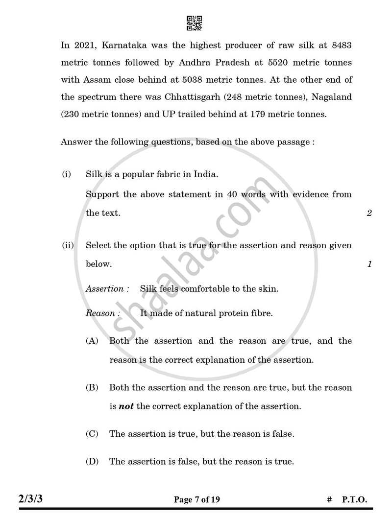 English - Language and Literature 2024-2025 Class 10 - CBSE (Central Board of Secondary Education) question paper with PDF download