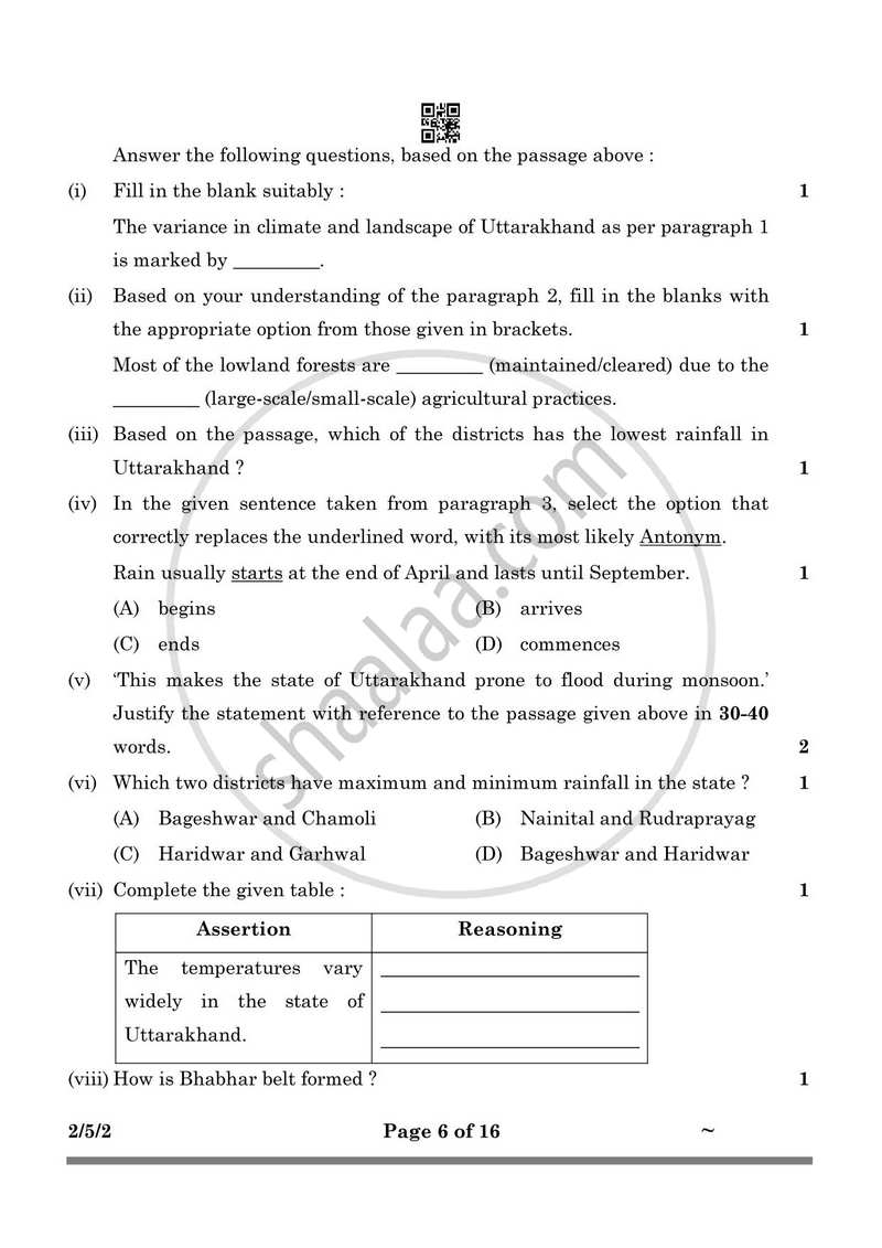 English - Language and Literature 2024-2025 Class 10 - CBSE (Central Board of Secondary Education) question paper with PDF download