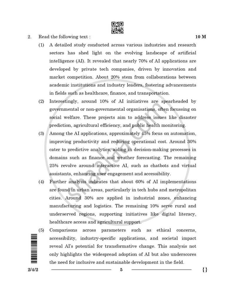 English - Language and Literature 2025-2026 Class 10 - CBSE (Central Board of Secondary Education) question paper with PDF download