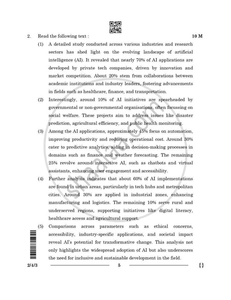 English - Language and Literature 2025-2026 Class 10 - CBSE (Central Board of Secondary Education) question paper with PDF download
