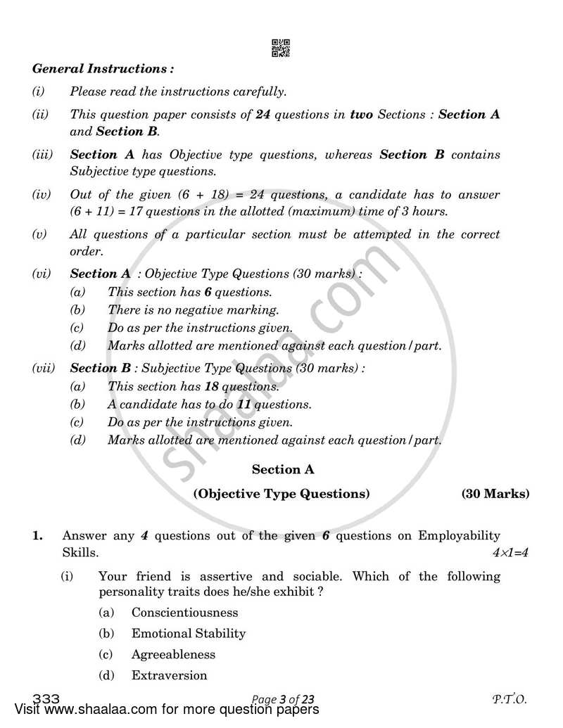 Food Production 3 2022-2023 Class 12 - CBSE (Central Board of Secondary Education) question paper with PDF download