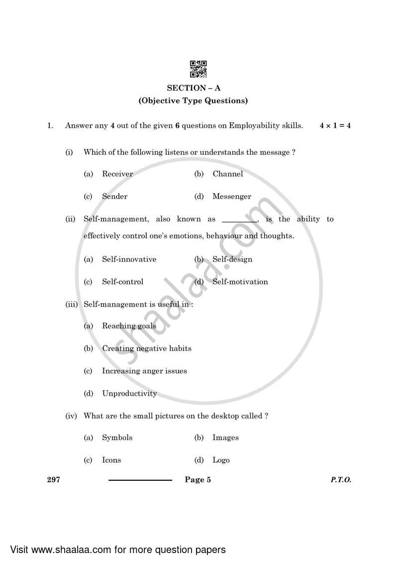 Front Office Operation 2023-2024 Class 10 - CBSE (Central Board of Secondary Education) question paper with PDF download