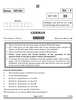 German 2024-2025 Class 10 - CBSE (Central Board of Secondary Education) question paper with PDF download