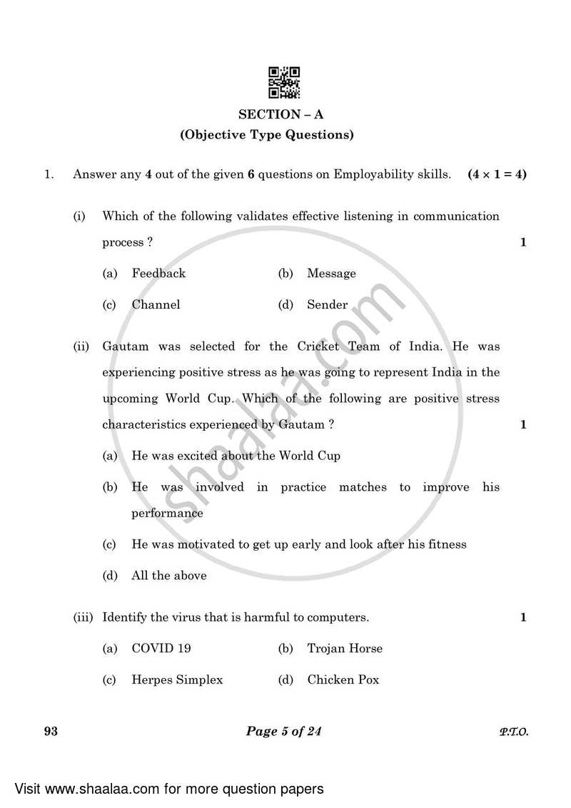 Introduction to Tourism 2022-2023 Class 10 - CBSE (Central Board of Secondary Education) question paper with PDF download