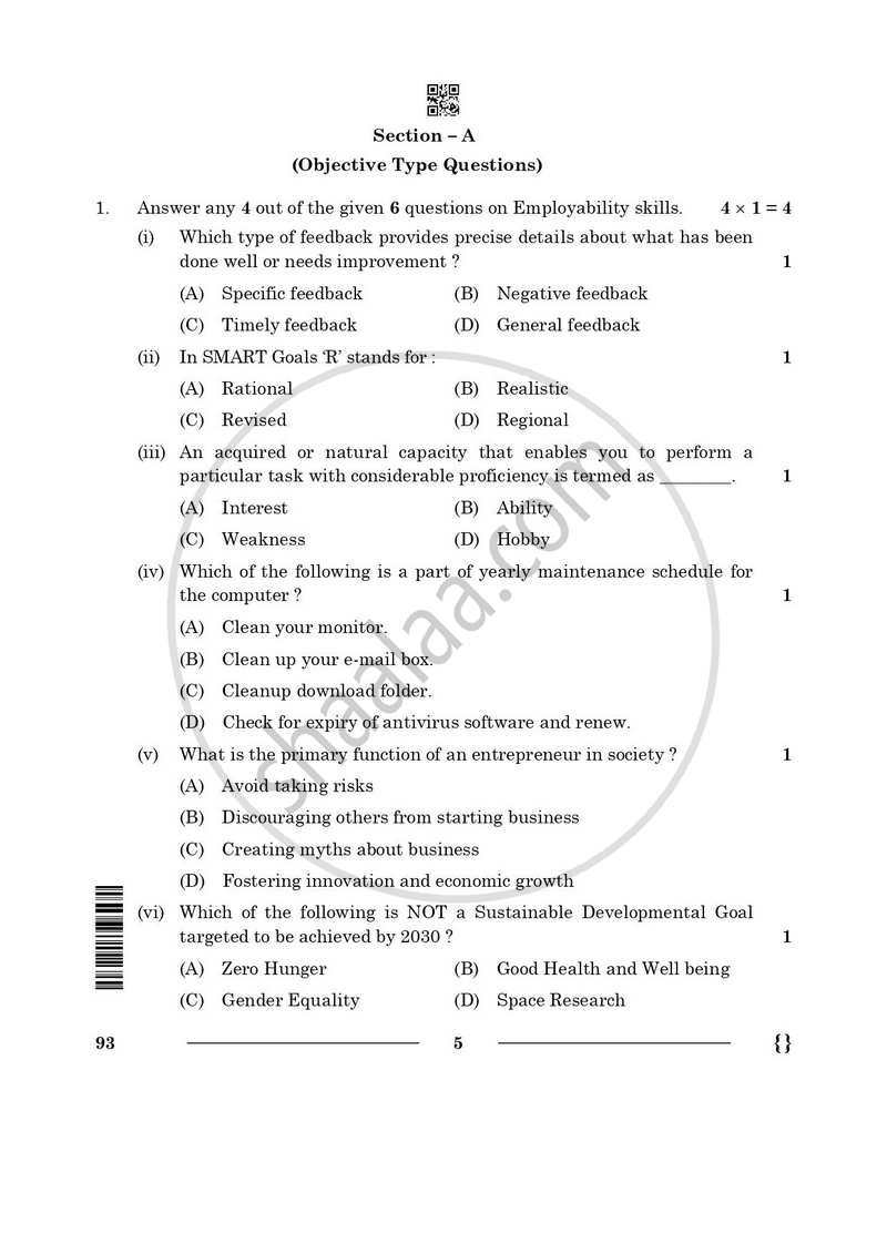 Introduction to Tourism 2025-2026 Class 10 - CBSE (Central Board of Secondary Education) question paper with PDF download