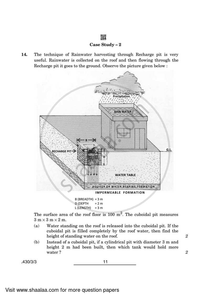Mathematics 2021-2022 Class 10 - CBSE (Central Board of Secondary Education) question paper with PDF download