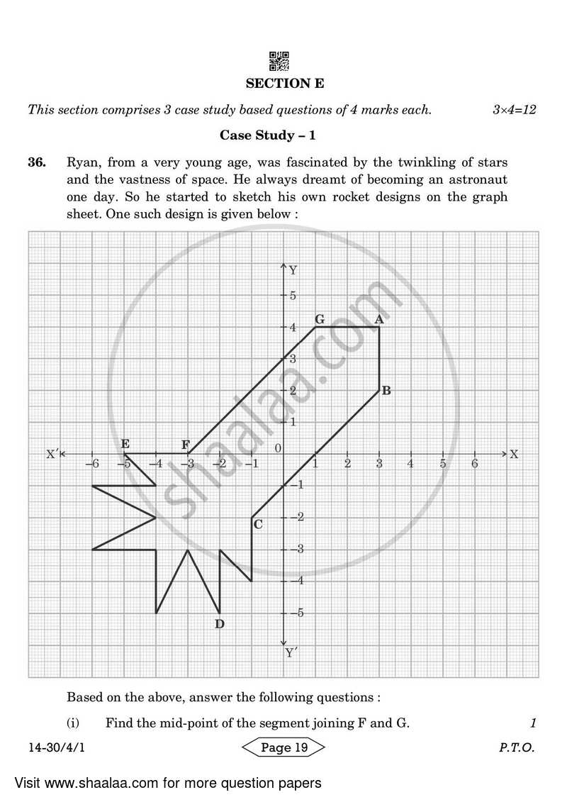 Mathematics 2023-2024 Class 10 - CBSE (Central Board of Secondary Education) question paper with PDF download
